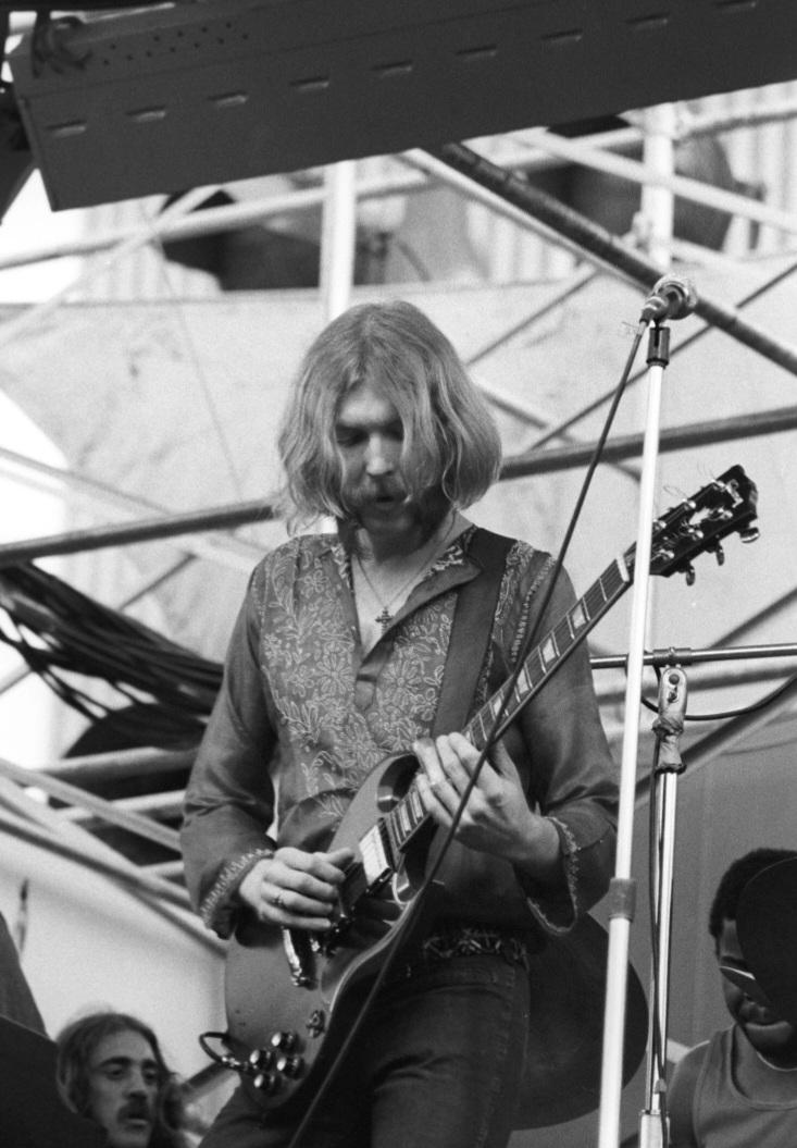 Channeling every ounce of blues on stage.